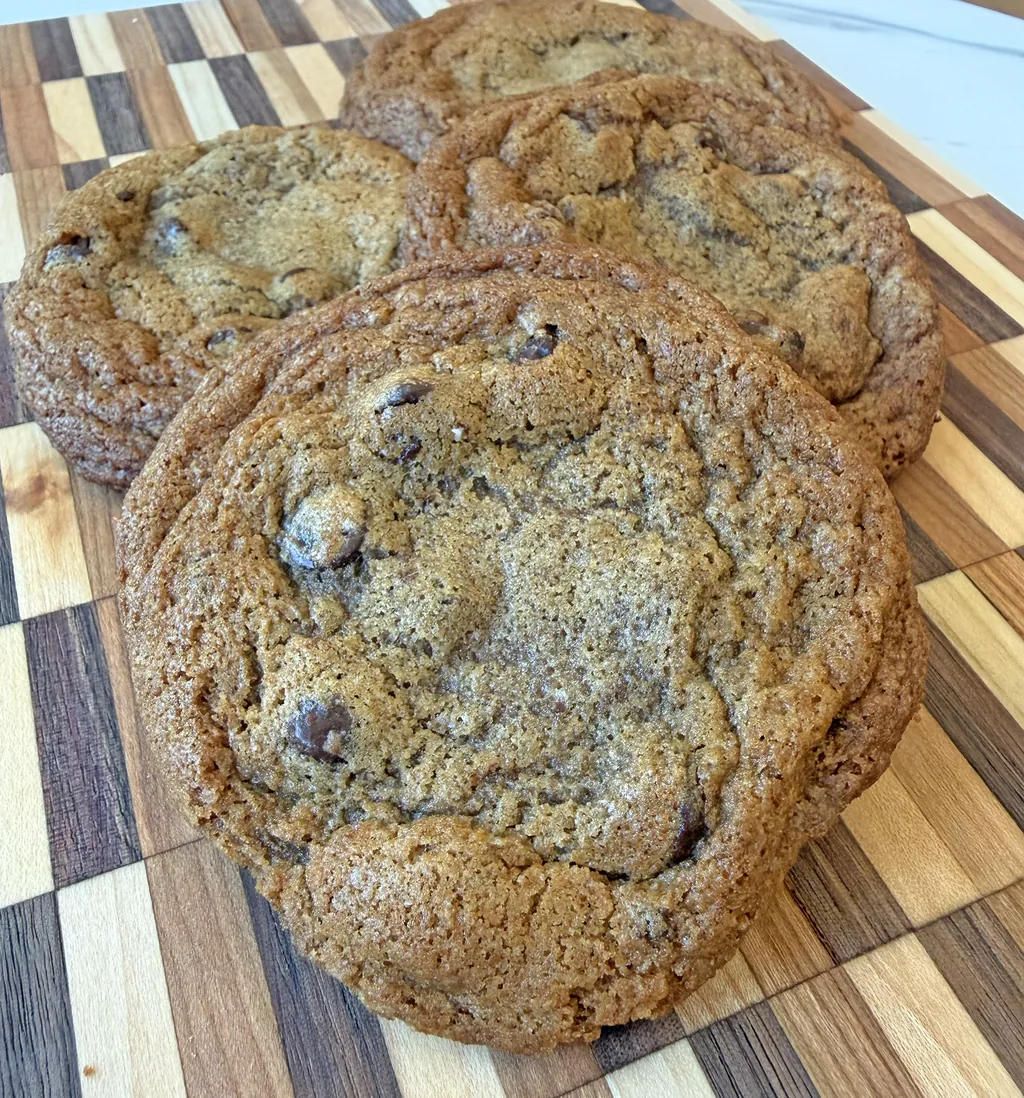A chocolate chip cookie