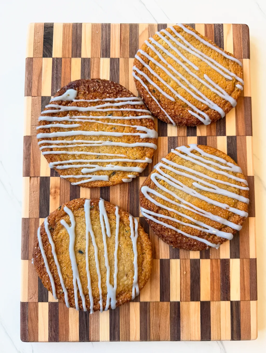 A honey lavender cookie