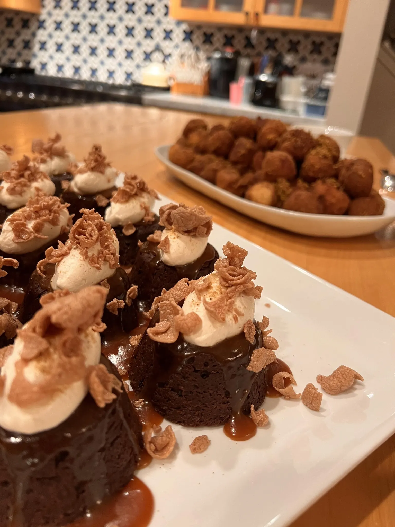 Lava cakes and other pastries